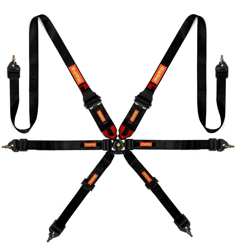 MOMO - Momo Int. Camlock 6pt Clip In Restraint-Black - Demon Performance