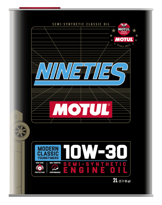 Motul - Motul 10W30 Classic Nineties Oil - 10x2L - Demon Performance