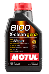 Motul - Motul 1L Synthetic Engine Oil 8100 X - CLEAN Gen 2 5W40 - Demon Performance