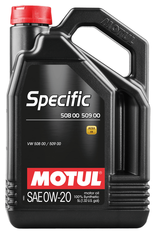 Motul - Motul 5L Specific 508 0W20 Oil - Acea A1/B1 / VW 508.00/509.00 / Porsche C20 - Demon Performance