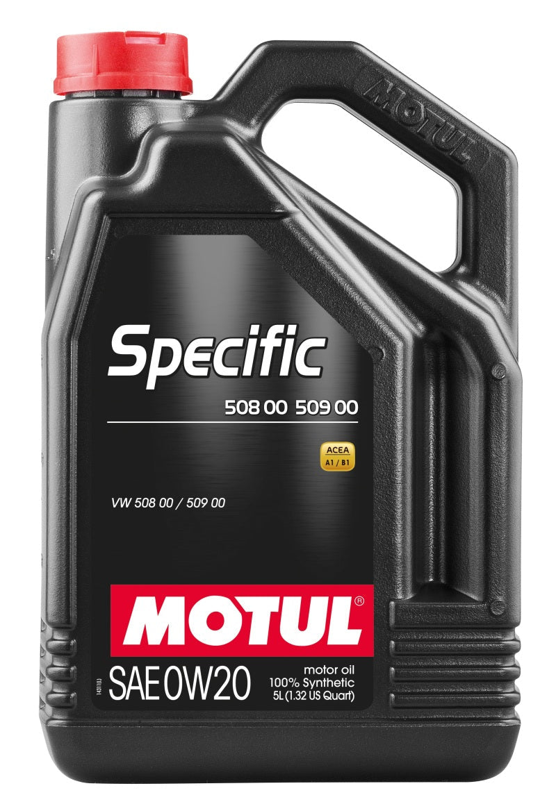 Motul - Motul 5L Specific 508 0W20 Oil - Acea A1/B1 / VW 508.00/509.00 / Porsche C20 - Demon Performance