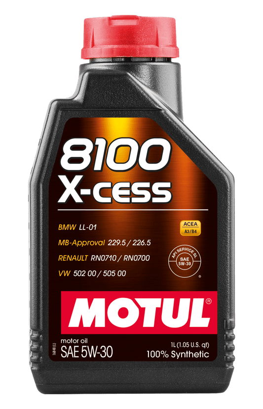 Motul - Motul Synthetic Engine Oil 8100 5W30 X - CESS 1L - Demon Performance