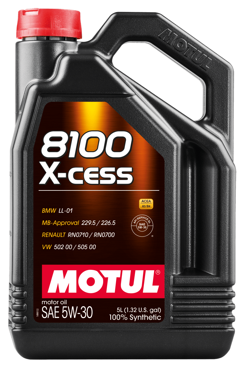 Motul - Motul Synthetic Engine Oil 8100 5W30 X - CESS 5L - Demon Performance
