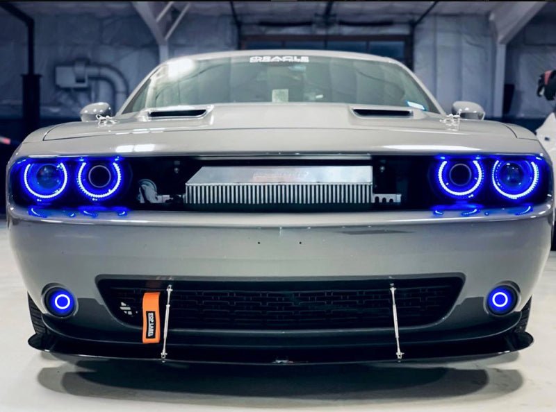 ORACLE Lighting - Oracle 15 - 23 Dodge Challenger Dynamic Surface Mount Headlight/Fog Light Halo Kit COMBO - ColorSHIFT - Demon Performance