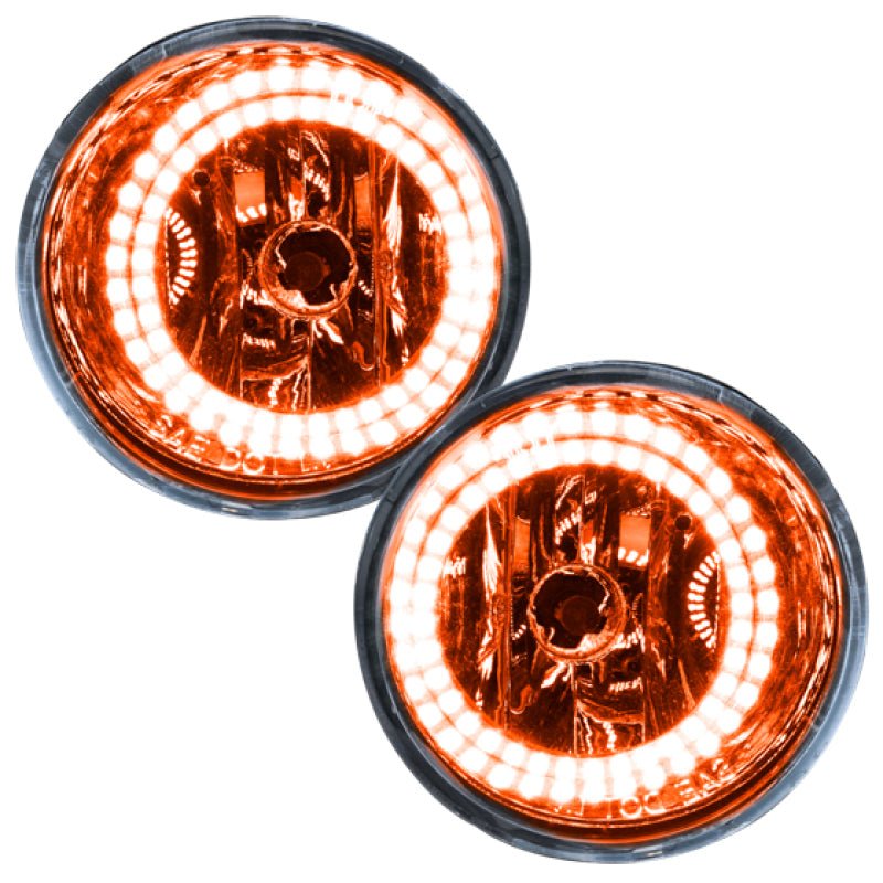 ORACLE Lighting - Oracle Lighting 04 - 15 Nissan Titan Pre - Assembled LED Halo Fog Lights - Amber - Demon Performance