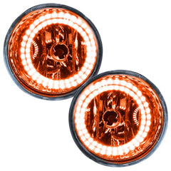 ORACLE Lighting - Oracle Lighting 04 - 15 Nissan Titan Pre - Assembled LED Halo Fog Lights - Amber - Demon Performance