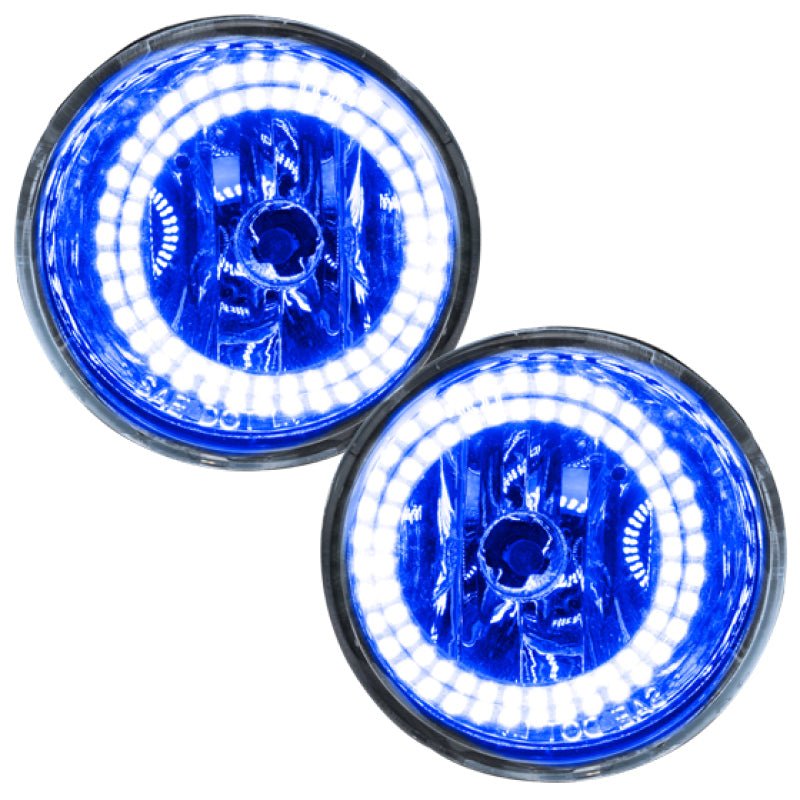 ORACLE Lighting - Oracle Lighting 04 - 15 Nissan Titan Pre - Assembled LED Halo Fog Lights - Blue - Demon Performance
