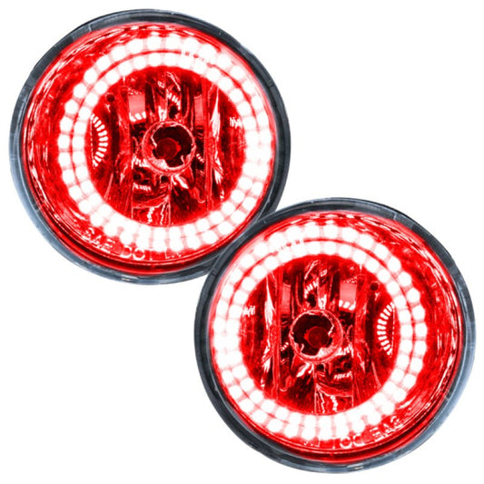 ORACLE Lighting - Oracle Lighting 04 - 15 Nissan Titan Pre - Assembled LED Halo Fog Lights - Red - Demon Performance