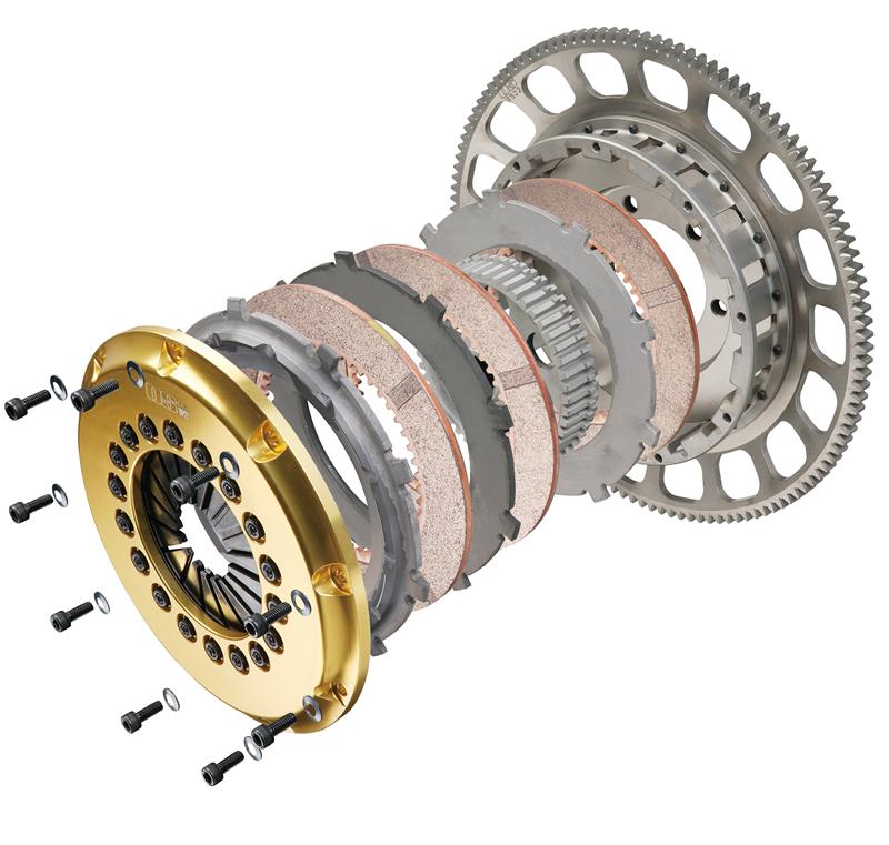 OS Giken - OS Giken Nissan 350Z/370Z VQ35HR R Series Triple Plate w/Floating Center Hub Clutch - Demon Performance