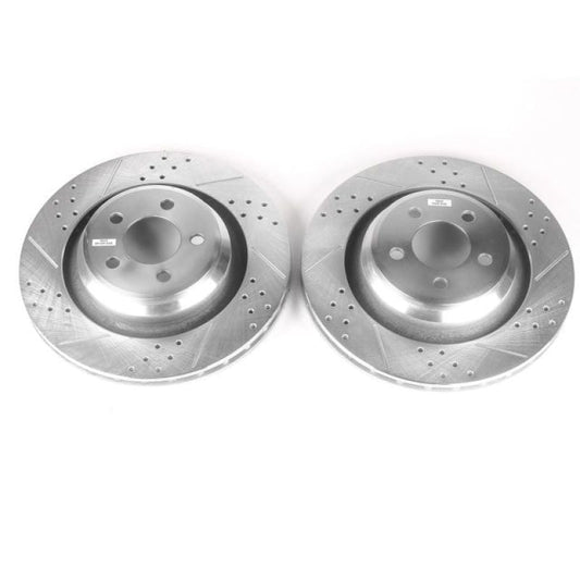 PowerStop - Power Stop 05 - 10 Chrysler 300 Rear Evolution Drilled & Slotted Rotors - Pair - Demon Performance