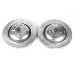 PowerStop - Power Stop 05 - 10 Chrysler 300 Rear Evolution Drilled & Slotted Rotors - Pair - Demon Performance