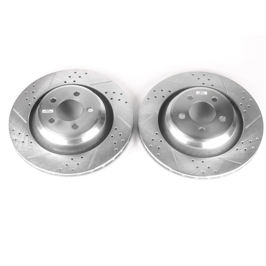 PowerStop - Power Stop 05 - 10 Chrysler 300 Rear Evolution Drilled & Slotted Rotors - Pair - Demon Performance