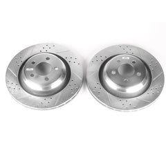 PowerStop - Power Stop 05 - 10 Chrysler 300 Rear Evolution Drilled & Slotted Rotors - Pair - Demon Performance