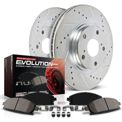 PowerStop - Power Stop 05 - 19 Chrysler 300 Front Z23 Evolution Sport Brake Kit - Demon Performance