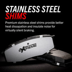 PowerStop - Power Stop 07 - 09 Chrysler Aspen Front Z36 Truck & Tow Brake Pads w/Hardware - Demon Performance