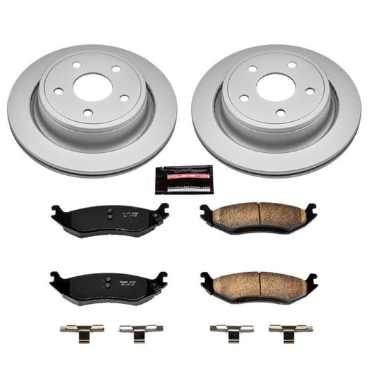 PowerStop - Power Stop 07-09 Chrysler Aspen Rear Z17 Evolution Geomet Coated Brake Kit - Demon Performance