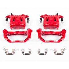 PowerStop - Power Stop 08 - 12 Infiniti EX35 Front Red Calipers w/Brackets - Pair - Demon Performance