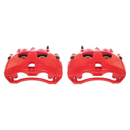 PowerStop - Power Stop 09 - 10 Dodge Ram 2500 Front Red Calipers w/Brackets - Pair - Demon Performance