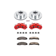 PowerStop - Power Stop 09 - 10 Dodge Ram 2500 Front Z36 Truck & Tow Kit w/Cals - Demon Performance