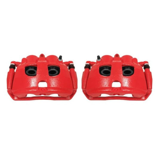 PowerStop - Power Stop 09 - 10 Dodge Ram 2500 Rear Red Calipers w/Brackets - Pair - Demon Performance
