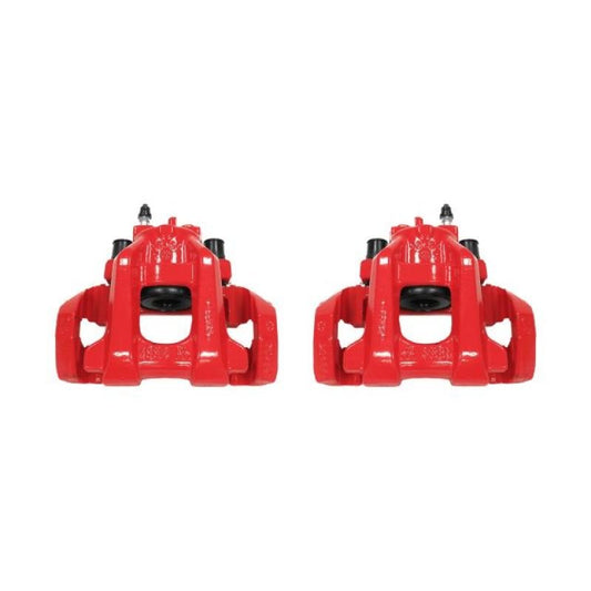 PowerStop - Power Stop 11-17 Dodge Durango Rear Red Calipers w/Brackets - Pair - Demon Performance