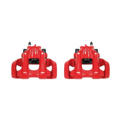 PowerStop - Power Stop 11-17 Dodge Durango Rear Red Calipers w/Brackets - Pair - Demon Performance