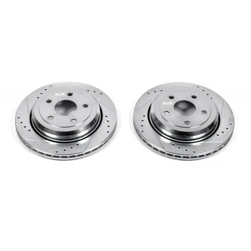 PowerStop - Power Stop 11 - 19 Dodge Durango Rear Evolution Drilled & Slotted Rotors - Pair - Demon Performance