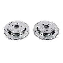 PowerStop - Power Stop 11 - 19 Dodge Durango Rear Evolution Drilled & Slotted Rotors - Pair - Demon Performance