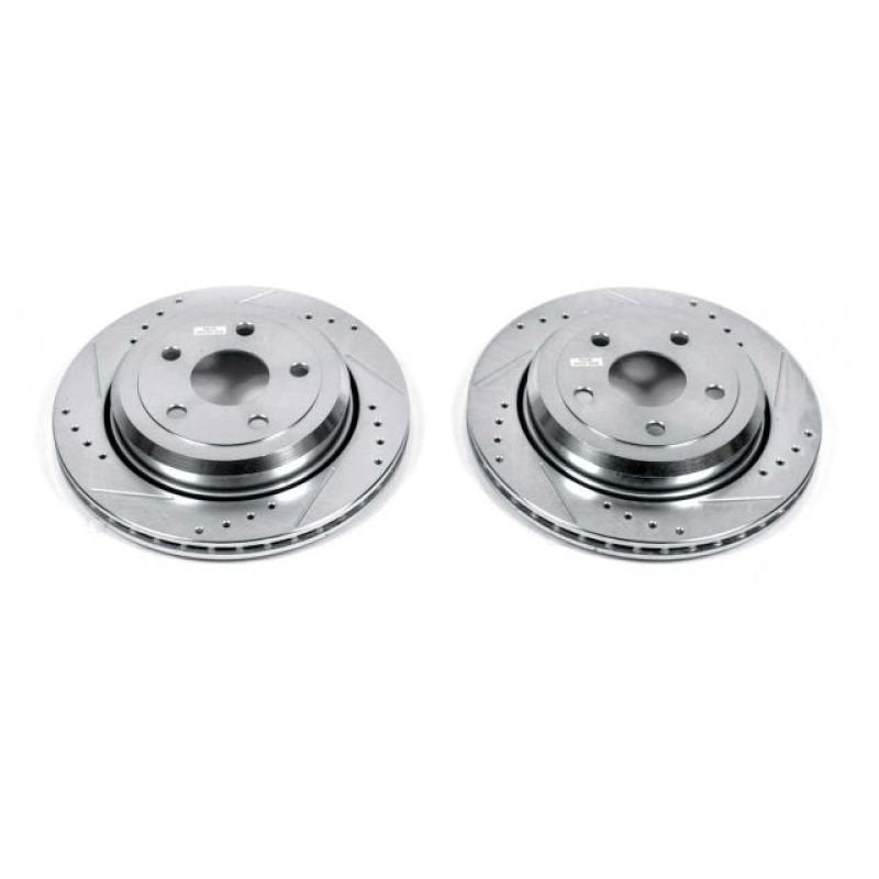 PowerStop - Power Stop 11 - 19 Dodge Durango Rear Evolution Drilled & Slotted Rotors - Pair - Demon Performance
