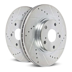 PowerStop - Power Stop 12 - 20 Jeep Grand Cherokee Front Drilled & Slotted Rotor - Pair - Demon Performance