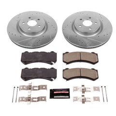 PowerStop - Power Stop 12 - 20 Jeep Grand Cherokee Front Z23 Evolution Brake Kit - Demon Performance