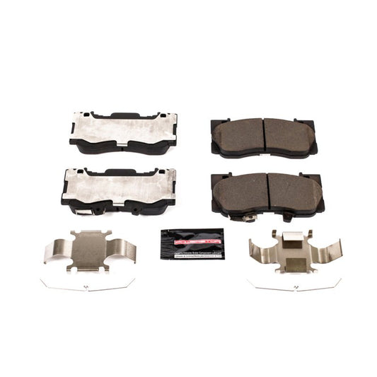 PowerStop - Power Stop 15-19 Ford Mustang Front Z23 Evolution Sport Brake Pads w/Hardware - Demon Performance