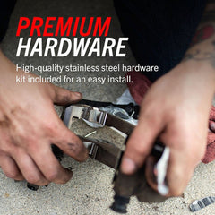 PowerStop - Power Stop 15 - 19 Ford Mustang Front Z26 Extreme Street Brake Pads w/Hardware - Demon Performance