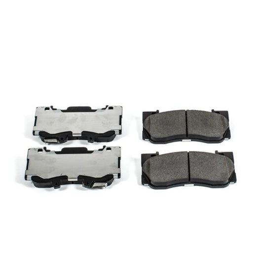 PowerStop - Power Stop 15 - 19 Ford Mustang Front Z26 Extreme Street Brake Pads w/Hardware - Demon Performance