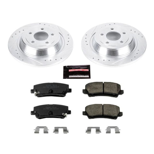 PowerStop - Power Stop 15-19 Ford Mustang Rear Z23 Evolution Sport Brake Kit - Demon Performance