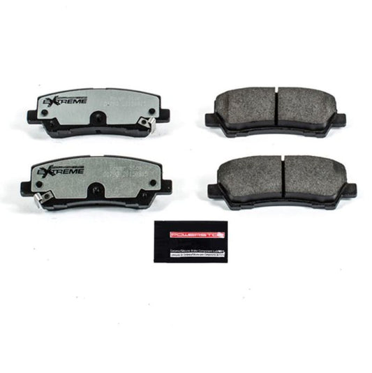 PowerStop - Power Stop 15 - 19 Ford Mustang Rear Z26 Extreme Street Brake Pads w/Hardware - Demon Performance