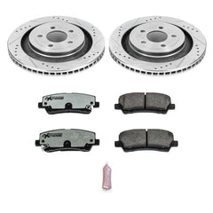 PowerStop - Power Stop 15 - 19 Ford Mustang Rear Z26 Street Warrior Brake Kit - Demon Performance