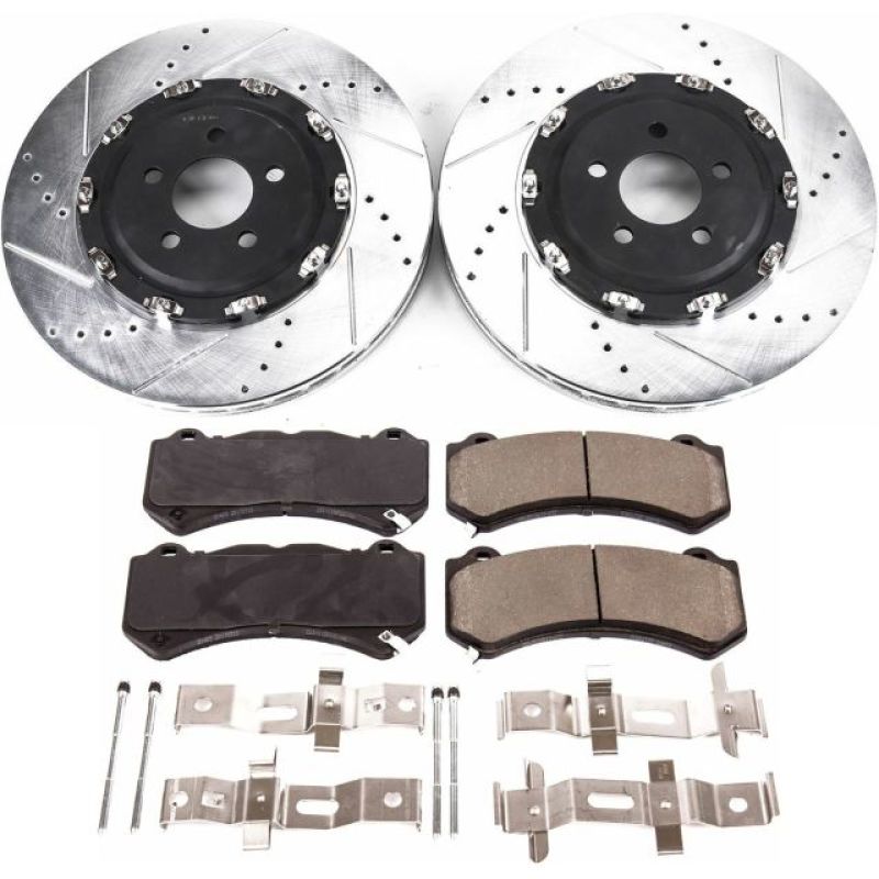 PowerStop - Power Stop 15 - 20 Dodge Charger Front Z23 Evolution Brake Kit - Demon Performance