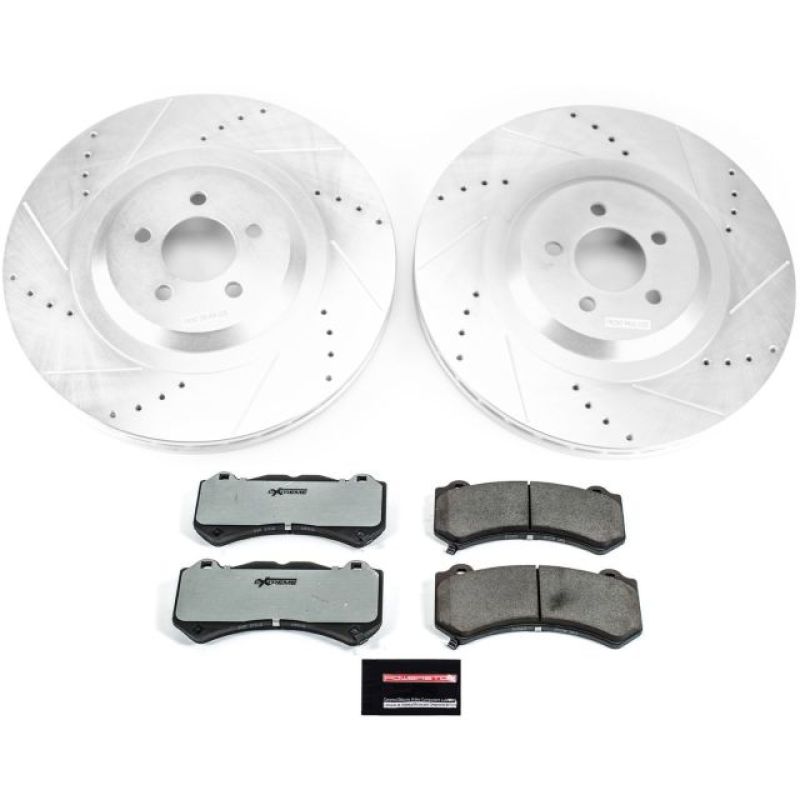 PowerStop - Power Stop 15 - 20 Dodge Charger Front Z26 Street Brake Kit - Demon Performance