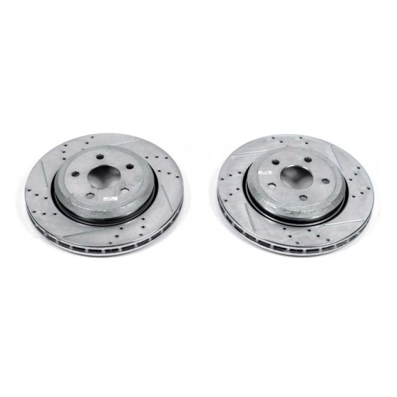 PowerStop - Power Stop 18 - 19 Dodge Durango Rear Evolution Drilled & Slotted Rotors - Pair - Demon Performance