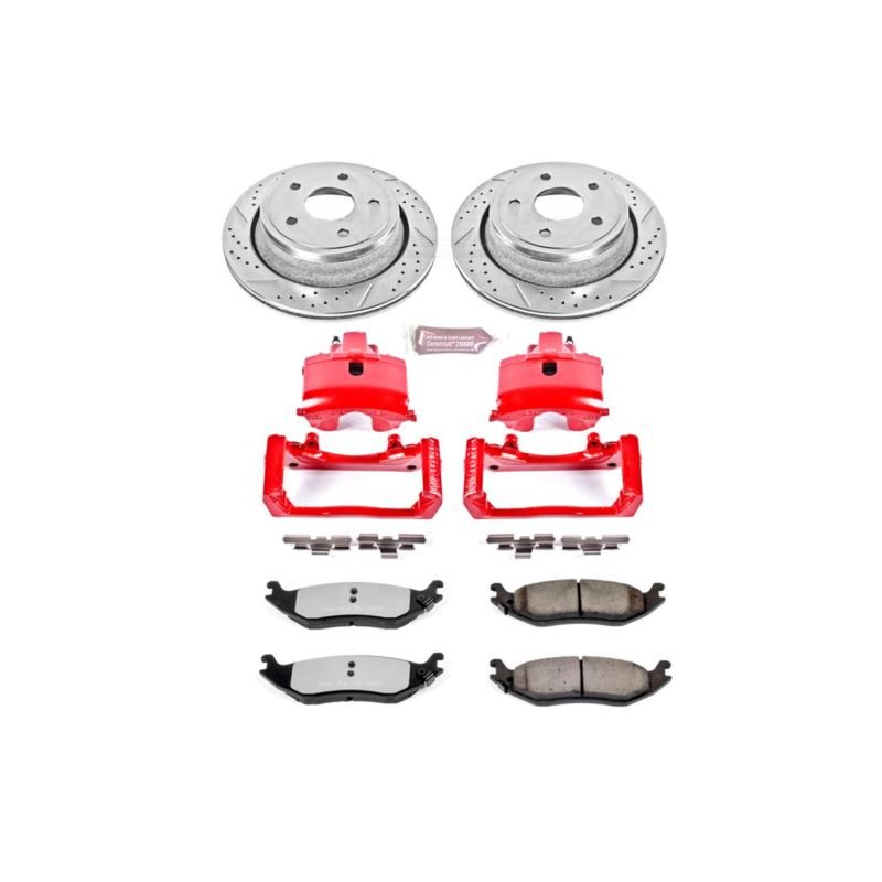 PowerStop - Power Stop 19 - 21 Ram 1500 Classic Rear Z36 Truck&Tow Kit w/Cals - Demon Performance