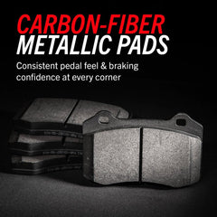 PowerStop - Power Stop 86 - 88 Nissan 200SX Rear Track Day SPEC Brake Pads - Demon Performance