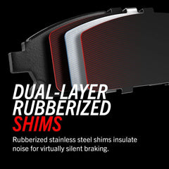 PowerStop - Power Stop 89 - 96 Nissan 300ZX Front Z23 Evolution Sport Brake Pads w/Hardware - Demon Performance