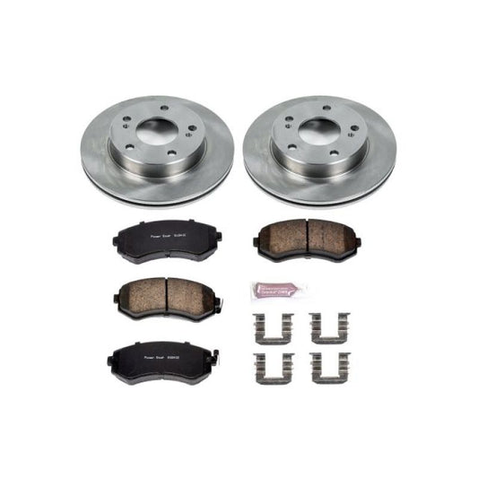 PowerStop - Power Stop 94-96 Nissan 240SX Front Autospecialty Brake Kit - Demon Performance
