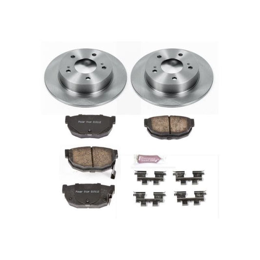 PowerStop - Power Stop 94-98 Nissan 240SX Rear Autospecialty Brake Kit - Demon Performance