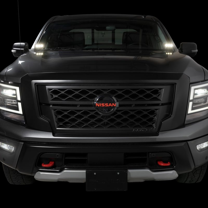 Putco - Putco 16 - 22 Nissan Titan Luminix Hood Brackets (Works w/ Luminix Block Lamps PN 10004 or 10007) - Demon Performance