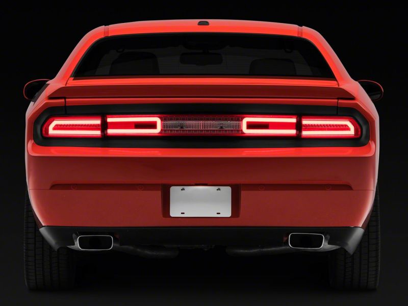 Raxiom - Raxiom 08 - 14 Dodge Challenger LED Tail Lights - Chrome Housing - Red/Clear Lens - Demon Performance