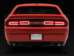 Raxiom - Raxiom 08 - 14 Dodge Challenger LED Tail Lights - Chrome Housing - Red/Clear Lens - Demon Performance