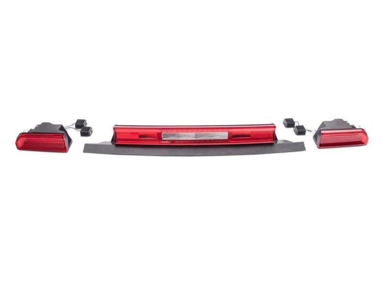 Raxiom - Raxiom 08 - 14 Dodge Challenger LED Tail Lights - Chrome Housing - Red/Clear Lens - Demon Performance