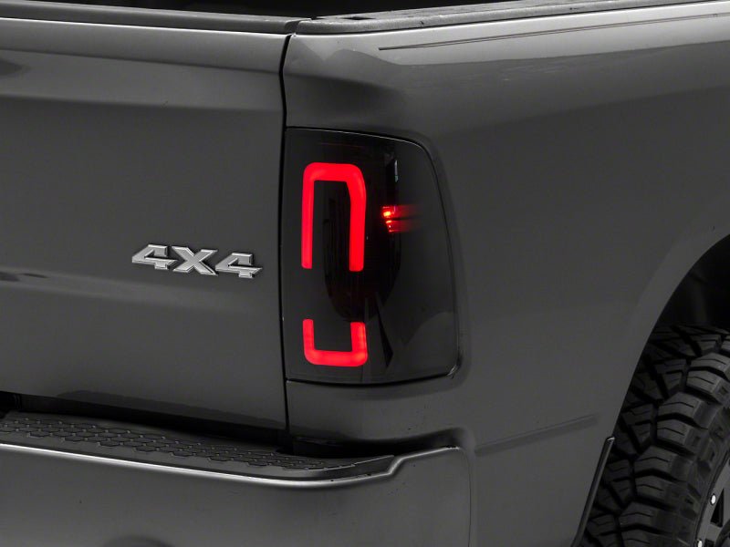 Raxiom - Raxiom 09 - 18 Dodge RAM 1500/2500/3500 Axial Series LED Tail Lights - Blk Housing (Smoked Lens) - Demon Performance